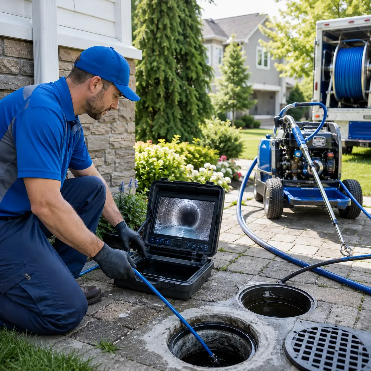 Outdoor drain cleaning professionals serving Fairfax, VA